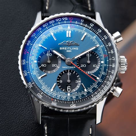 breitling blue navitimer